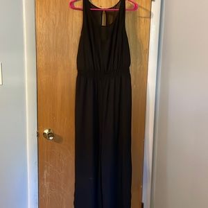 Black pant romper
